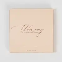 Коробка для шоколада, кондитерская упаковка, &laquo;Ручная работа&raquo;, с окном, 10.2 х 1.4 х 10.2 см