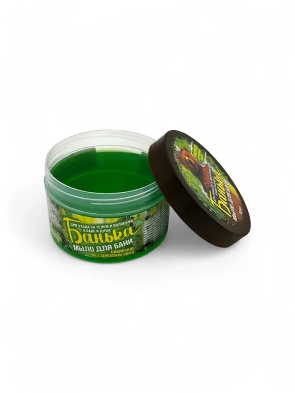 Мыло для бани густое &laquo;Банька&raquo; сибирское с березовым соком, 250 мл