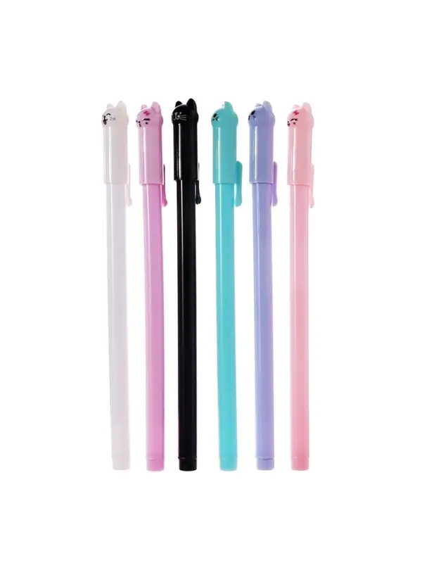 Ручка гелевая-прикол Котик МИКС