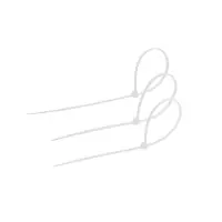 Хомут нейлоновый для стяжки, ТУНДРА, 3.6&times;250 мм, белый, 25 шт.