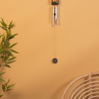 Музыка ветра "Совёнок" дерево, алюминий, 8х8х80 см,