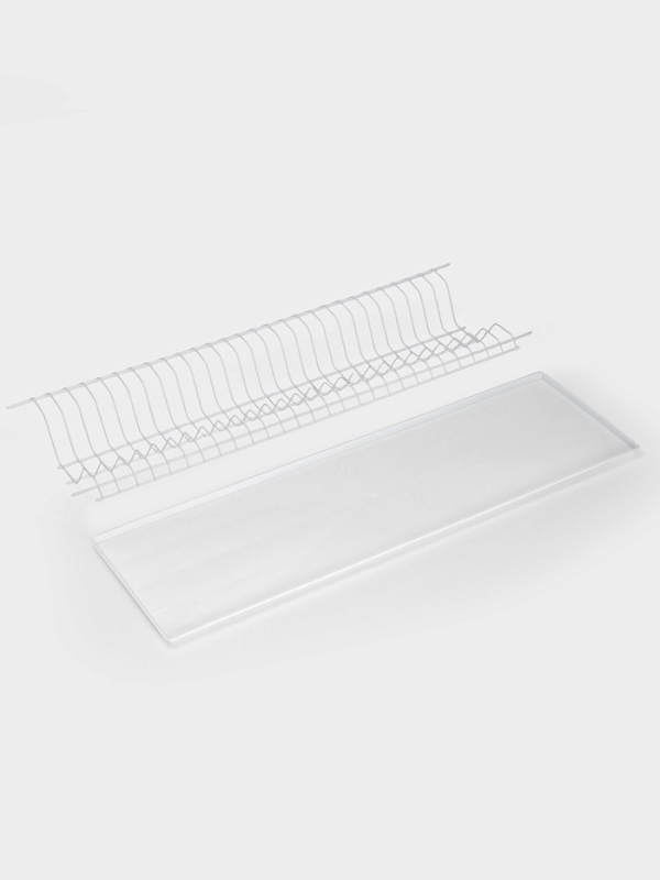 Сушилка для посуды с поддоном для шкафа 80 см, 76.5&times;25.6 см, белая