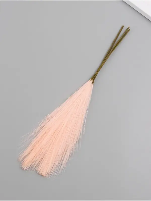 Искусственное растение для творчества "Ковыль" персик 29 см