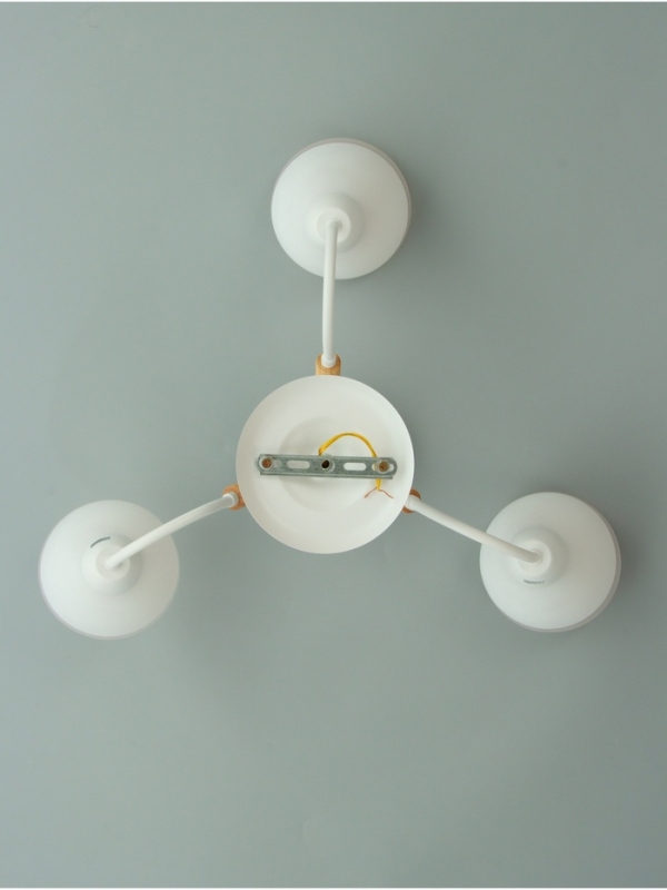 Люстра "Нельсен" 3хЕ27 40Вт белый 57х57х25 см