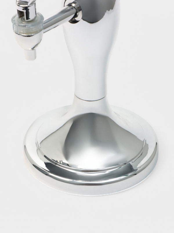 Башня пивная &laquo;Вавилон стиль&laquo;, 3 л, ёмкость для льда, подсветка, пластик, серебристый