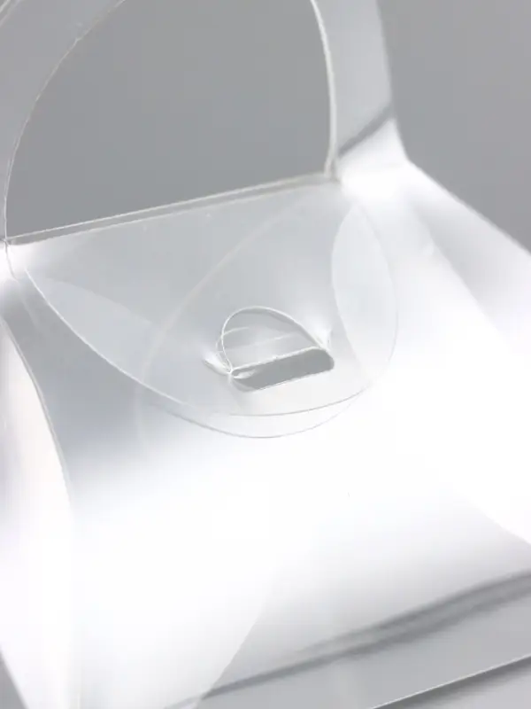 Складная прозрачная коробка из PVC, для упаковки подарков, 9.5&times;6&times;5 см