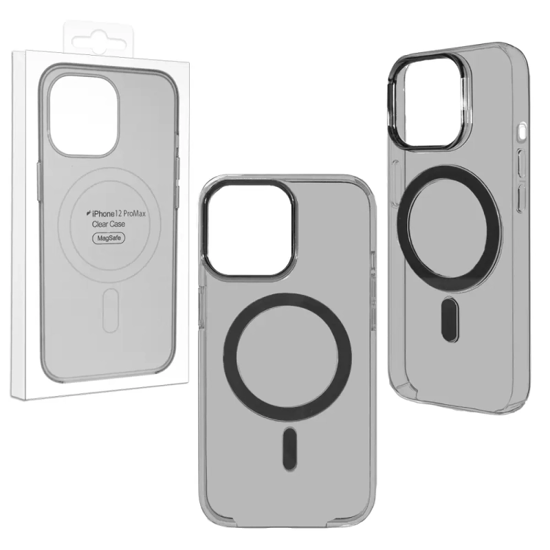 Чехол 12 Pro Max Clear Case Black