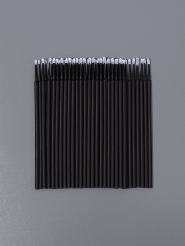 Микробраши для наращивания и ламинирования ресниц, набор - 50 шт, 9,5 см, цвет чёрный