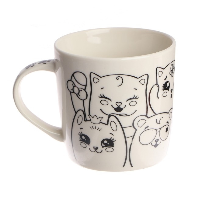 Кружка под роспись &laquo;Лапочка&raquo;, 300 мл