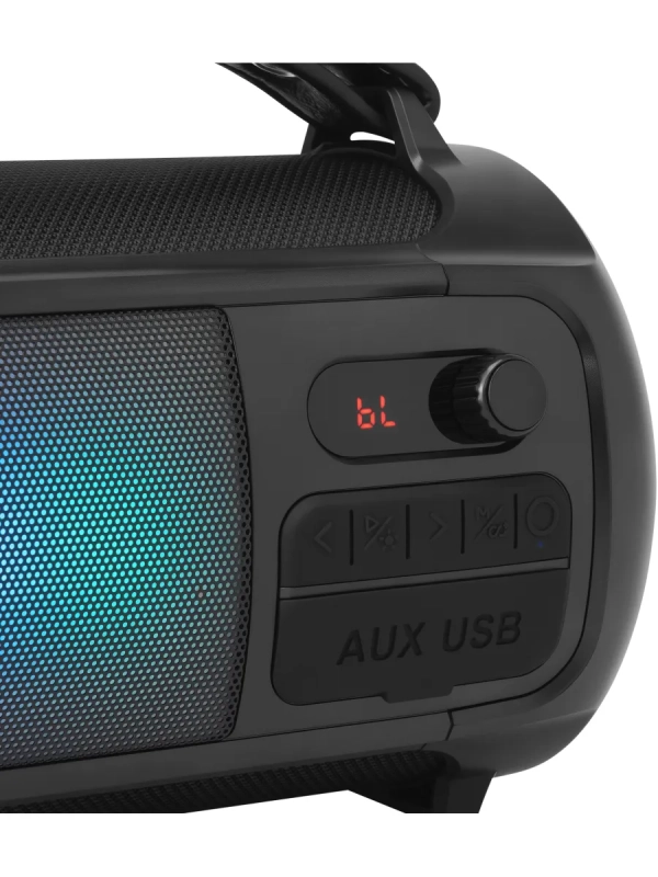 Колонка порт. H-PS1025 черный 40W 2.0 BT 10м 3000mAh