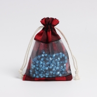 Льняной мешочек для хранения украшений, подарков, трав, 10 х 14 см, набор из 5 штук