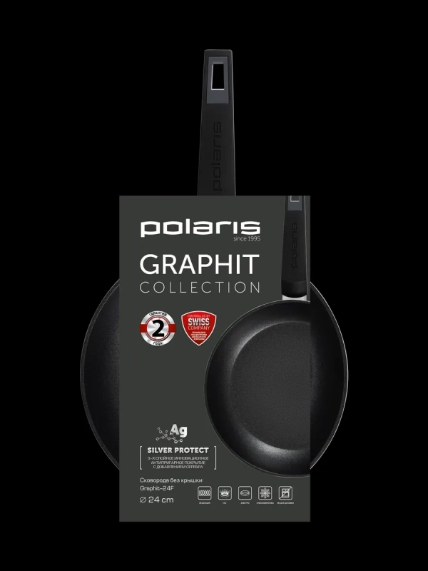 Сковорода 24 см Graphit-24F для индукционной плиты