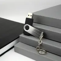 Флешка Twist, черная, 8 Гб