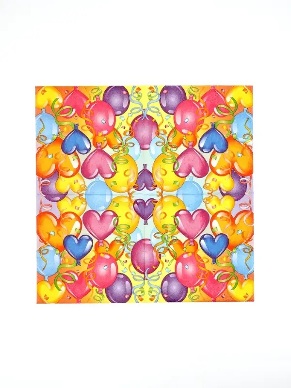 Салфетки Праздничное настроение 33см X 33см 12шт