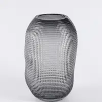 Ваза &laquo;Аллесио&raquo;, 25&times;16 см, стекло, чёрная