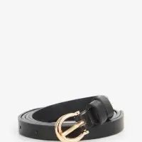 Ремень жен 02-01-01-01, Март2502, 1,3*0,3*110 см, без винта, пряж золото, 1 прокол,