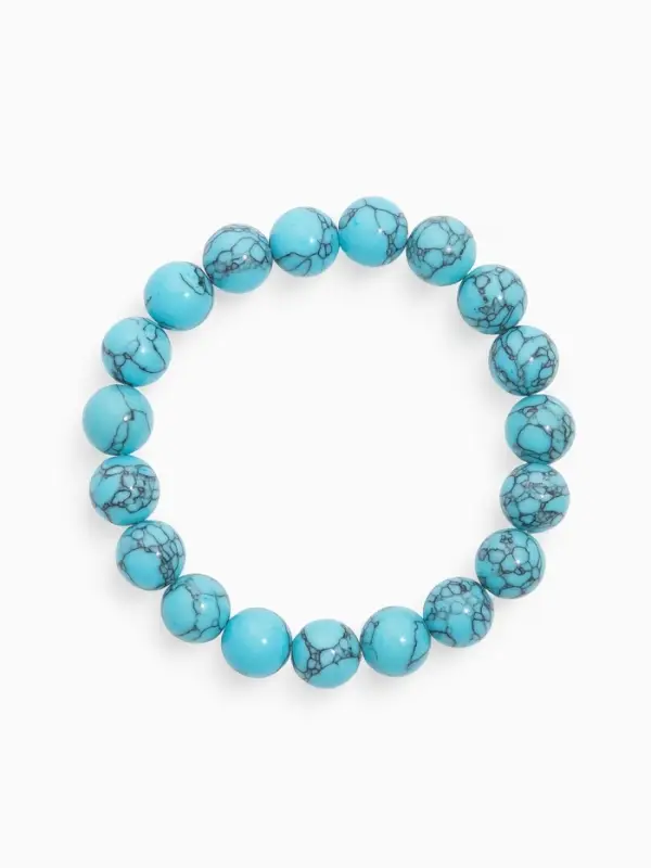 Браслет шар №10 &laquo;Бирюза старая&raquo;