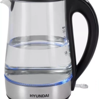 Чайник HYK-G8406 1,7л 2200Вт прозрачный (металл)