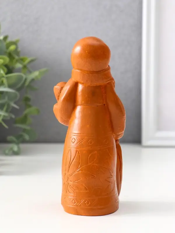 Фигура оберег &laquo;Берегиня мама&raquo;, 14&times;6&times;5.5 см, красная глина