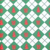 Пленка упаковочная для цветов, &laquo;Новогодний калейдоскоп&raquo;, зелёная 56 см&times;56 см