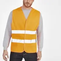 Жилет светоотражающий Secure Pro оранжевый неон, размер 10/14 лет