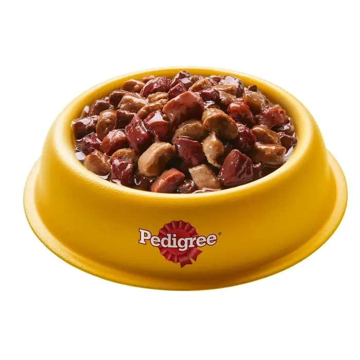 Влажный корм Pedigree для собак, говядина/ягненок в соусе, пауч, 85 г