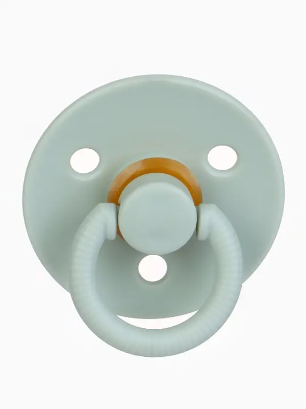 Набор классических пустышек, 2 шт., латекс, цв.айвори/зеленый, в контейнере, от 0 +., M&B