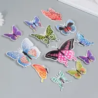 Набор магнитов на холодильник &laquo;Горошек&raquo;, 12 шт., картон, h=4-10 см