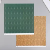 Бумага для скрапбукинга двусторонняя "Греция" плотность 180 гр 30,5х32 см