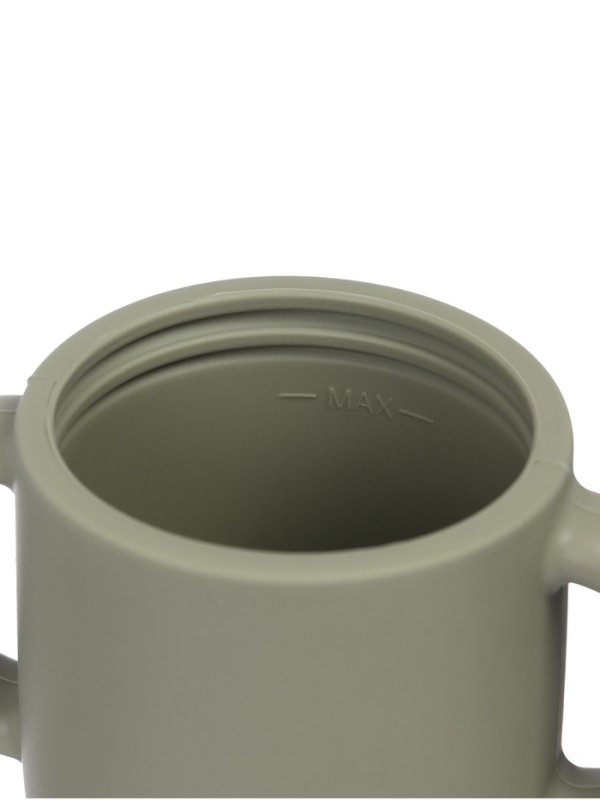 Крошка я, силиконовый поильник, серия мишка, серый SL-07273