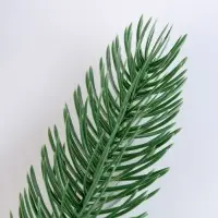 Литая веточка, зелёная, набор 10 шт.