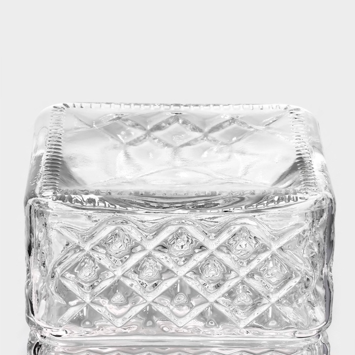 Банка стеклянная для сыпучих продуктов Доляна &laquo;Арриго&raquo;, 550 мл, 9&times;13 см