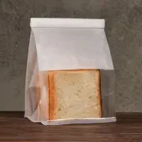 Пакет бумажный, с окном, прямоугольное дно, белый, 16&times;13&times;26 см