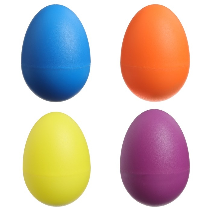 Погремушки &laquo;Перкуссионные маракасы: яички&raquo;, шейкеры, 4 шт., МИКС, Крошка Я