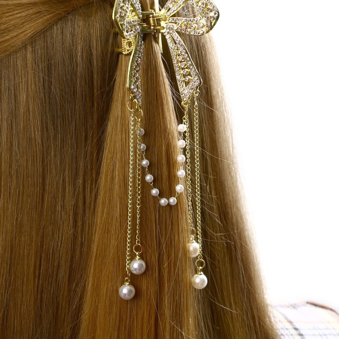 Краб для волос новогодний &laquo;Самая очаровательная&raquo;, на Новый год, 6 х 5,5 см