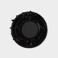 Магнит новогодний &laquo;Чудесного Нового года&raquo; на Новый год на Новый год, диам. 4 см, серебро