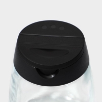 Набор баночек стеклянных для специй с пластмассовой крышкой Доляна &laquo;Отто&raquo;, 140 мл, 6,2&times;8,4 см