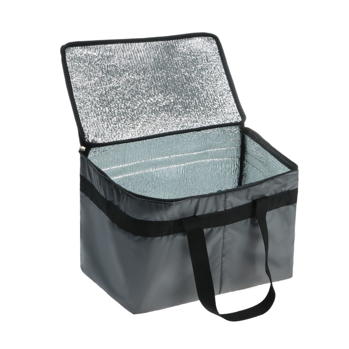 Термосумка Cartage Т-11, серая, 18 л, 35х21х24 см