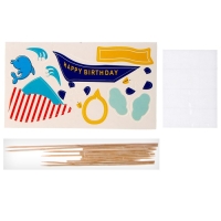 Набор для творчества: изготовление топперов, раскраска-наклейки &laquo;Море&raquo;