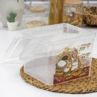 Контейнер для муки, 5,3 л, прозрачный