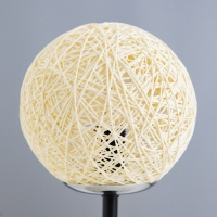 Настольная лампа "Неонила" Е14 40Вт серый 12х12х30см RISALUX