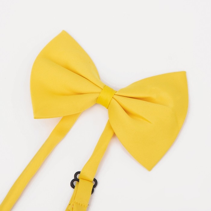 Подтяжки детские &laquo;Выбражулька&raquo;, ширина 2.5 см, бабочка, цвет жёлтый