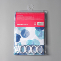 Штора для ванны Доляна &laquo;Листопад&raquo;, 180&times;180 см