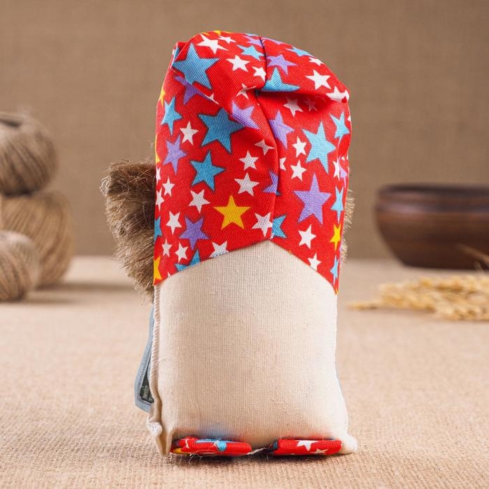 Оберег &laquo;Домовой с долларами&raquo;, 20 см, микс