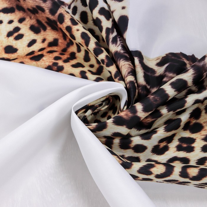 Штора для ванны Доляна &laquo;Гепард&raquo; с люверсами, 180&times;180 см