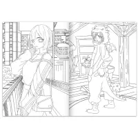 Раскраска &laquo;На улицах Токио&raquo;, 16 стр., Аниме