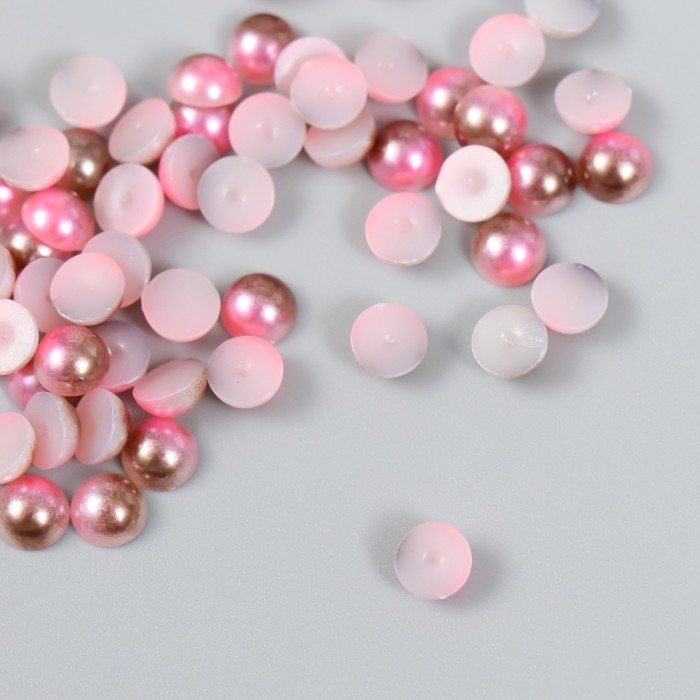 Декор "Градиент розовый" d=6 мм 10г 200 шт 5х2,5 см МИКС