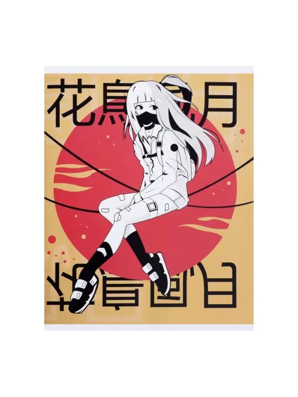 Тетрадь 48 листов в линейку Calligrata &laquo;АнимеArt&raquo;, в линейку, обложка мелованный картон, ВД-лак, блок офсет, МИКС