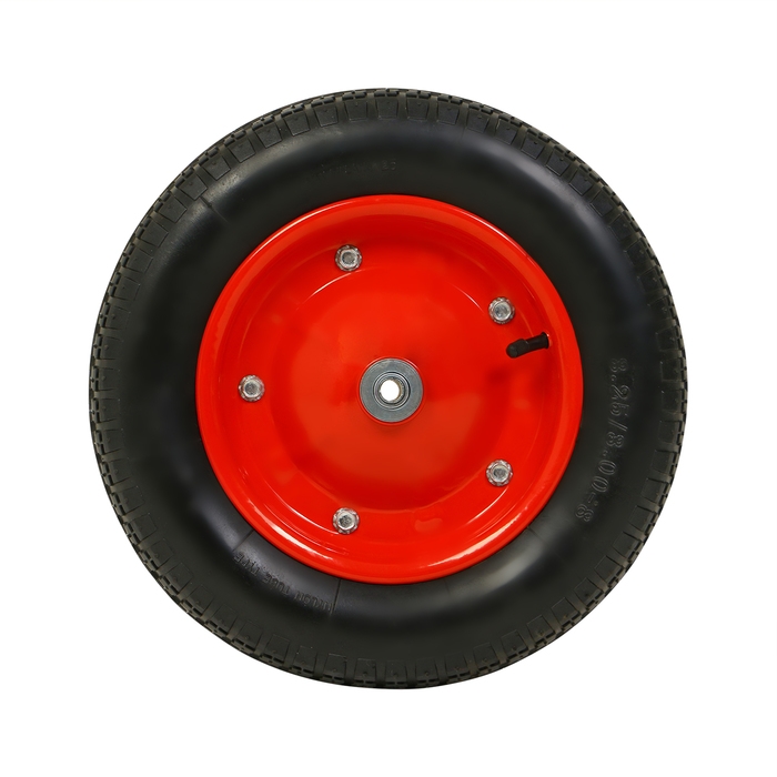 Колесо пневматическое, d = 360 мм, ступица: диаметр 16 мм, длина 90 мм