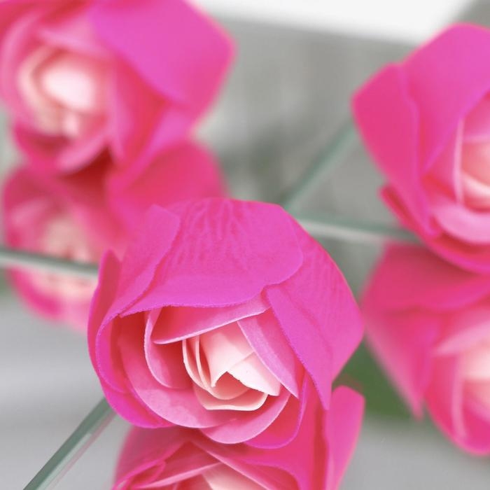 Мыльные розочки, трёхцветные, набор 3 шт.